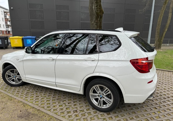 BMW X3 cena 68900 przebieg: 238323, rok produkcji 2013 z Białystok małe 436